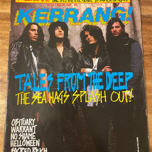 Kerrang Rock Music British Magazine Lot of 5 Heavy Metal 80s - Picture 4 of 16